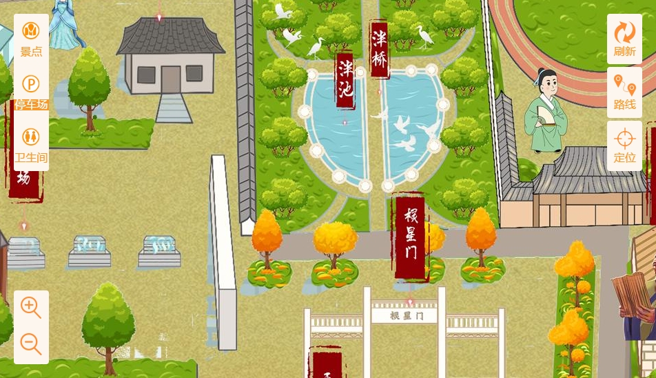 江夏手绘地图景区语音讲解导览系统：智慧景区建设的基石