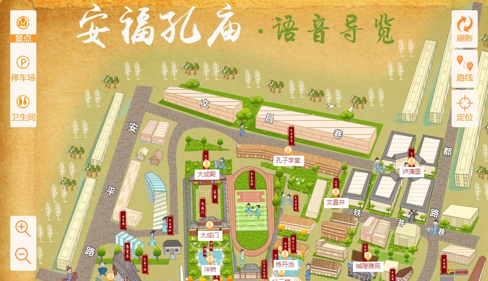 江夏手绘地图：智慧景区智能化服务的延伸